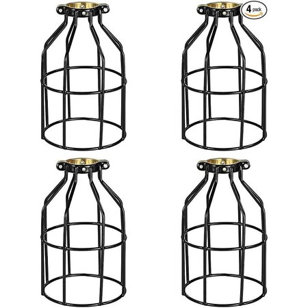 IPOWER 4 Pack Metal Bulb Guard Cage, 4PK HILAMPCAGEX4